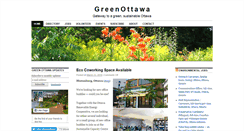 Desktop Screenshot of greenottawa.ca